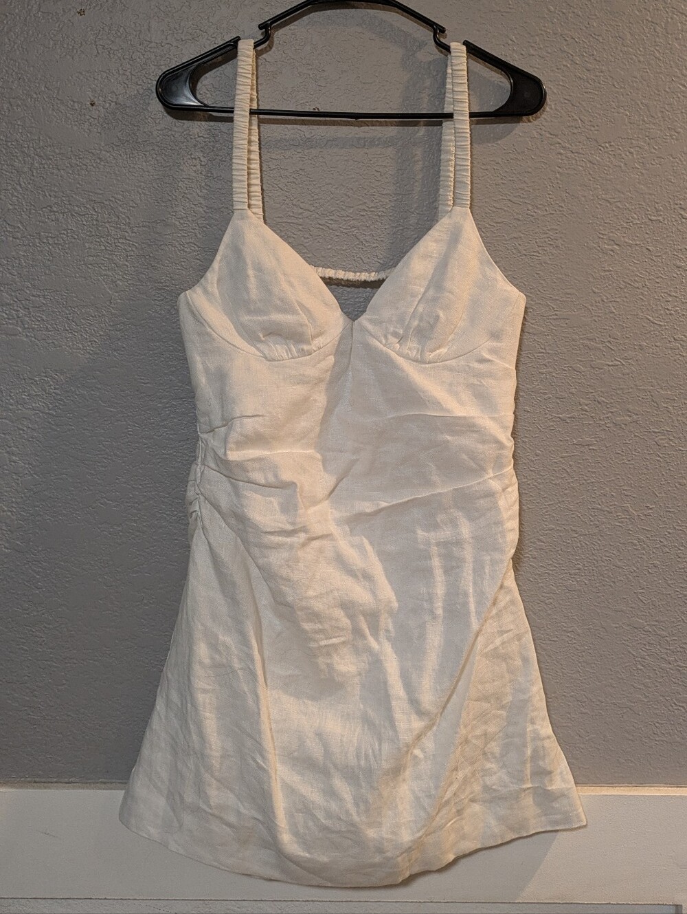 SIR The Label White Linen Mini Dress